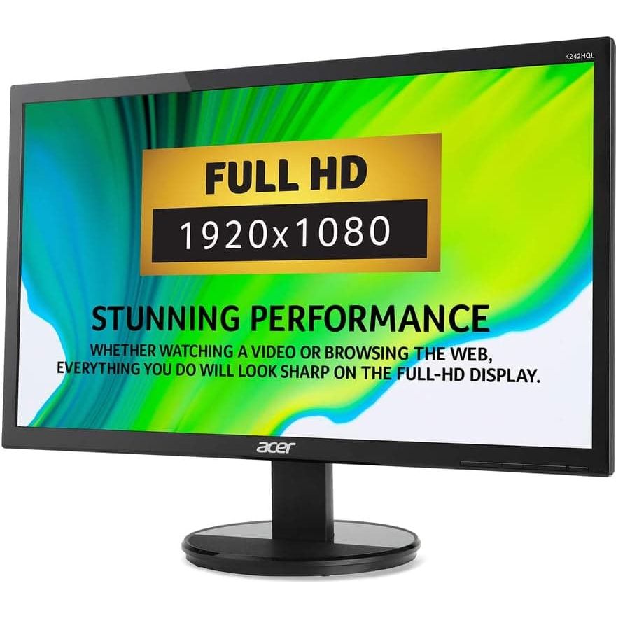 Buy Acer,Acer K242HLbid 24 Inch FHD Monitor, Black (TN Panel, 5ms, HDMI, DVI) - Gadcet UK | UK | London | Scotland | Wales| Ireland | Near Me | Cheap | Pay In 3 | Computer Monitors