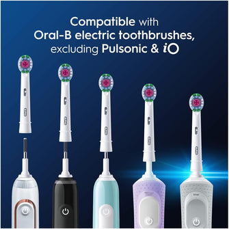 Buy Oral-B,Oral-B Pro 3D White Electric Toothbrush Head, X-Shaped Bristles And Unique Polishing Cup For Teeth Whitening And To Remove Surface Stains, Pack of 10 Toothbrush Heads, Suitable For Mailbox, White - Gadcet UK | UK | London | Scotland | Wales| Near Me | Cheap | Pay In 3 | Toothbrush