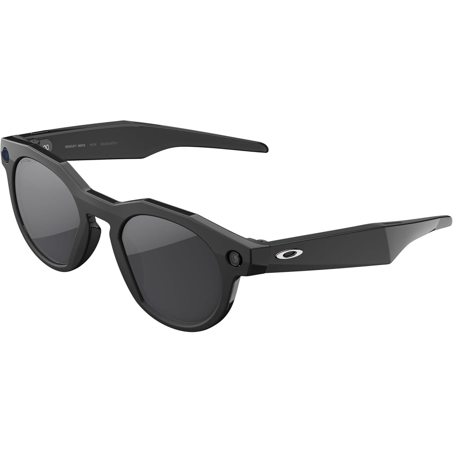 Oakley Meta HSTN AI Glasses – 12MP Camera, 3K Video, Open-Ear Audio, Meta AI – Black/Prizm Black Polarized