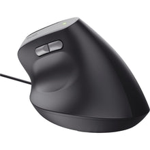Buy Trust,Trust Yuno Ergonomic Wired Vertical Mouse – Right-Handed, 1.5m USB Cable, 800-2400 DPI, Optical Sensor, 6 Buttons, 60% Recycled Plastic – Black - Gadcet UK | UK | London | Scotland | Wales| Near Me | Cheap | Pay In 3 | Keyboard & Mouse