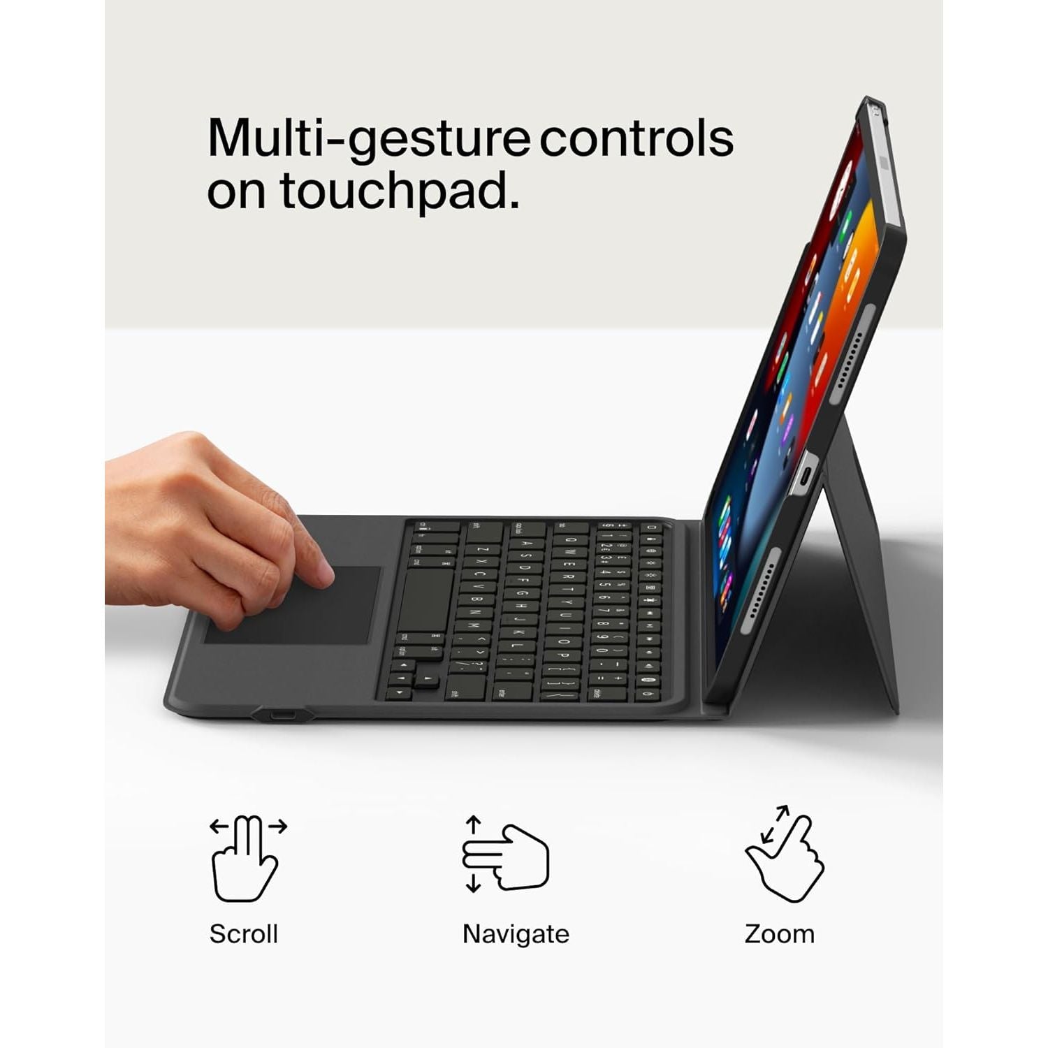 Buy Cashtro Ltd,Belkin iPad Air 10.9/Pro 11 Folio Keyboard Case - Black - Gadcet UK | UK | London | Scotland | Wales| Near Me | Cheap | Pay In 3 | Keyboard Trays & Platforms
