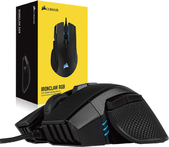 Buy CORSAIR,CORSAIR IRONCLAW RGB Wired FPS/MOBA Gaming Mouse – 18,000 DPI – 7 Programmable Buttons – Designed for Large Hands – iCUE Compatible – PC, Mac, PS5, PS4, Xbox – Black - Gadcet UK | UK | London | Scotland | Wales| Near Me | Cheap | Pay In 3 | Keyboard & Mouse