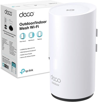 Buy TP-Link,TP-Link Deco X50 Outdoor/Indoor Wi-Fi 6 Mesh Unit, IP65-Rated, Dual-Band, Add-On for Deco Wi-Fi 7/6/5 Systems, Alexa Compatible - Gadcet UK | UK | London | Scotland | Wales| Near Me | Cheap | Pay In 3 | Networking Devices