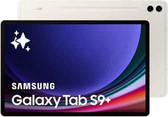 Samsung Galaxy Tab S9+ 12.4" Tablet 256GB Beige Unlocked (No S Pen)