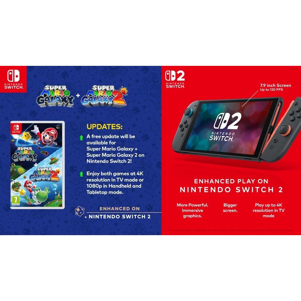 Buy Nintendo Game,Super Mario Galaxy + Super Mario Galaxy 2 - Nintendo Switch Game - Gadcet UK | UK | London | Scotland | Wales| Near Me | Cheap | Pay In 3 | Video Game Software