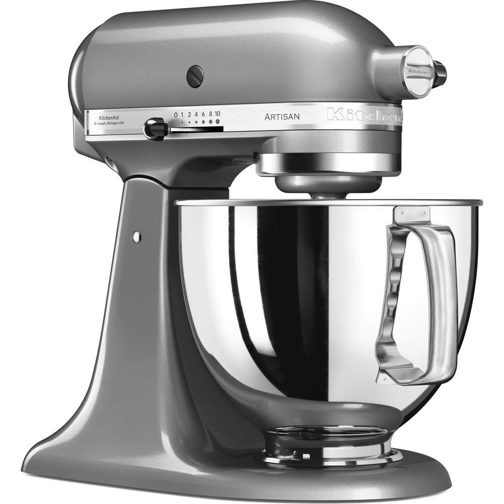 Buy KitchenAid,KitchenAid 5KSM125BCU Artisan Stand Mixer - Silver - Gadcet UK | UK | London | Scotland | Wales| Near Me | Cheap | Pay In 3 | Kitchen & Home Appliances