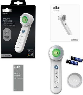Buy Braun,Braun Sensian 7 Forehead Non-Contact Thermometer - Age Precision, 3-in-1, Colour-Coded Digital Display, Baby & Child Friendly - BNT400 - Gadcet UK | UK | London | Scotland | Wales| Near Me | Cheap | Pay In 3 | Thermometer