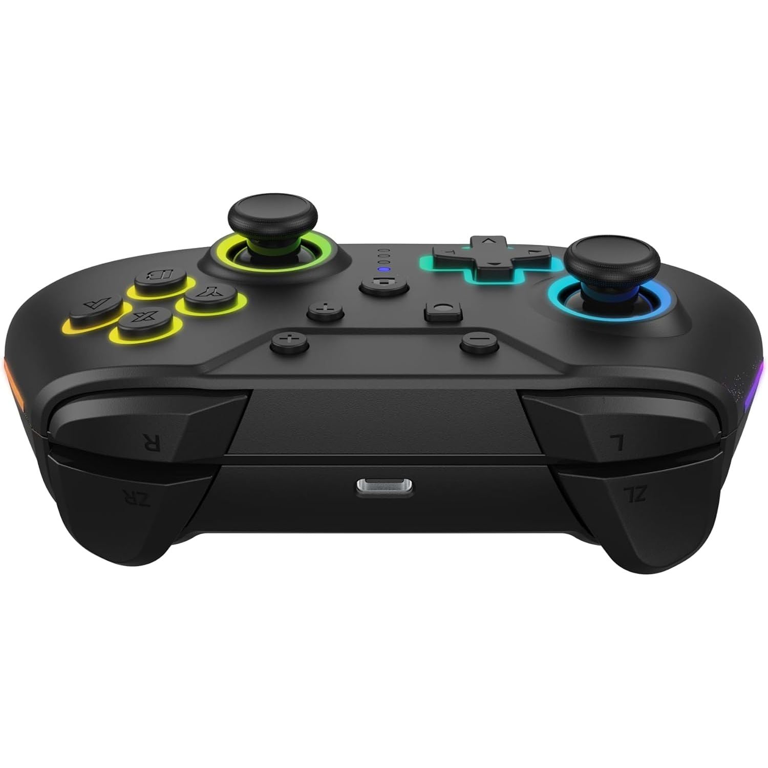 Armor 3 NuRival Wireless RGB LED Game Controller For Nintendo Switch® Hall Effect Sticks OLED/Switch® - Black