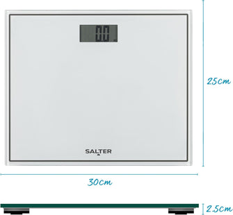 Buy Salter,Salter 9207 WH3R Compact Bathroom Scale – Digital Bodyweight Scale with LCD Display, 150kg Capacity - Gadcet UK | UK | London | Scotland | Wales| Near Me | Cheap | Pay In 3 | Smart Scale