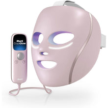 Shark CryoGlow LED Face Mask FW312UKPK – Under-Eye Cooling, Red & Blue LED, Infrared Light Therapy, Rose Glow