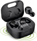 MIXX StreamBuds Dots True Wireless Earbuds Black – Bluetooth 5.1 In-Ear Headphones, Wireless Charging Case, 3 EQ Modes, Up to 28 Hours Playtime