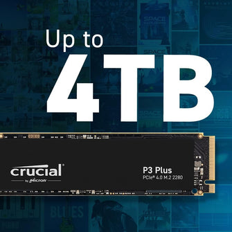 Buy Crucial,Crucial P3 Plus 4TB PCIe 4.0 3D NAND NVMe M.2 SSD - Gadcet.com | UK | London | Scotland | Wales| Ireland | Near Me | Cheap | Pay In 3 | Hard Drives