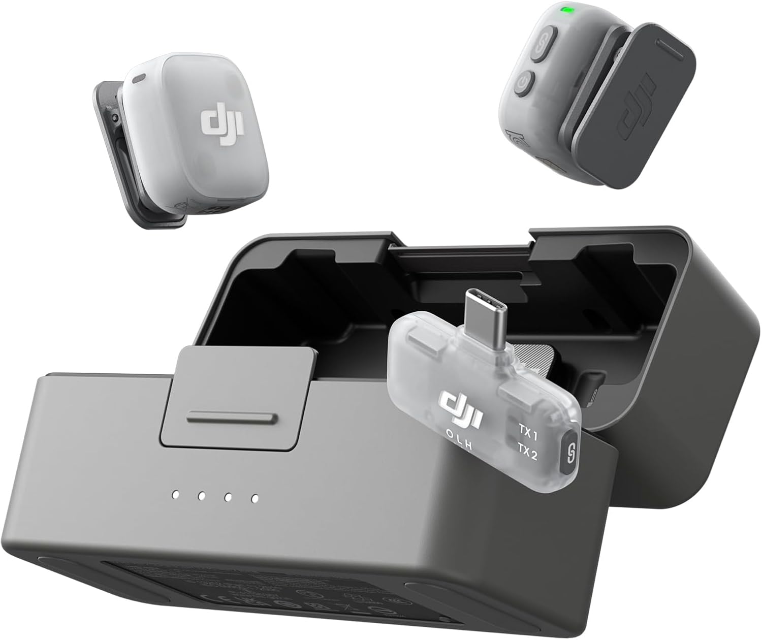 DJI Mic Mini 2 Wireless Microphone – 2 TX + 1 Mobile RX + Charging Case
