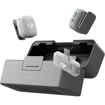 DJI Mic Mini 2 Wireless Microphone – 2 TX + 1 Mobile RX + Charging Case