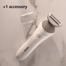 PHILIPS Lady Shaver Series 6000 BRL126/00 Cordless with Wet and Dry use, White - 5