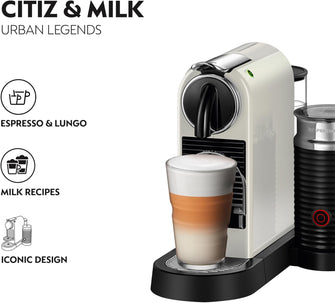 Buy Nespresso,Nespresso Citiz Pod Coffee Machine with Milk Frother by Magimix – White | Espresso, Cappuccino & Flat White Maker - Gadcet UK | UK | London | Scotland | Wales| Near Me | Cheap | Pay In 3 | Coffee Makers & Espresso Machines