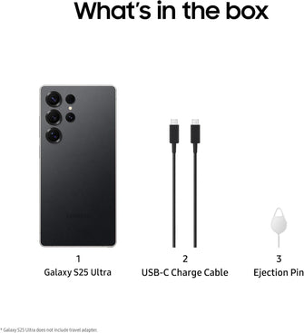 Buy Samsung,Samsung Galaxy S25 Ultra 5G 12GB 256GB Titanium Black SIM-Free Unlocked Smartphone - Gadcet UK | UK | London | Scotland | Wales| Near Me | Cheap | Pay In 3 | Unlocked Mobile Phones
