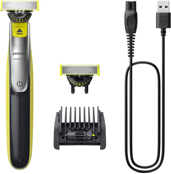 Buy Philips,Philips OneBlade 360 Hybrid Face - Electric Beard Trimmer and Shaver, with 360 Blade Innovation, 2X 360 Blade for face, 5in1 Adjustable Comb, (Model QP2734/30) - Gadcet UK | UK | London | Scotland | Wales| Ireland | Near Me | Cheap | Pay In 3 | Health & Beauty