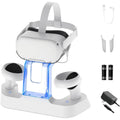 Buy NexiGo,NexiGo Enhanced Charging Dock with LED Light for Oculus Quest 2 - Gadcet UK | UK | London | Scotland | Wales| Ireland | Near Me | Cheap | Pay In 3 | Video Game Console Accessories