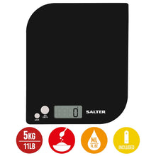 Buy Salter,Salter Leaf Digital Kitchen Scale – 5kg Capacity, Tare Function, Liquid Measurement, Slim & Precise – Black - Gadcet UK | UK | London | Scotland | Wales| Near Me | Cheap | Pay In 3 | Smart Scale
