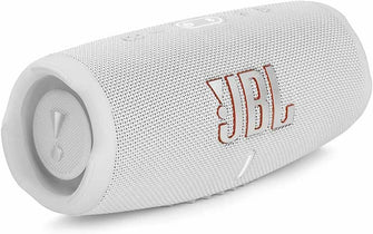 JBL Charge 5 Portable Bluetooth Speaker – Deep Bass, 20H Playtime, IP67 Waterproof, Powerbank, White