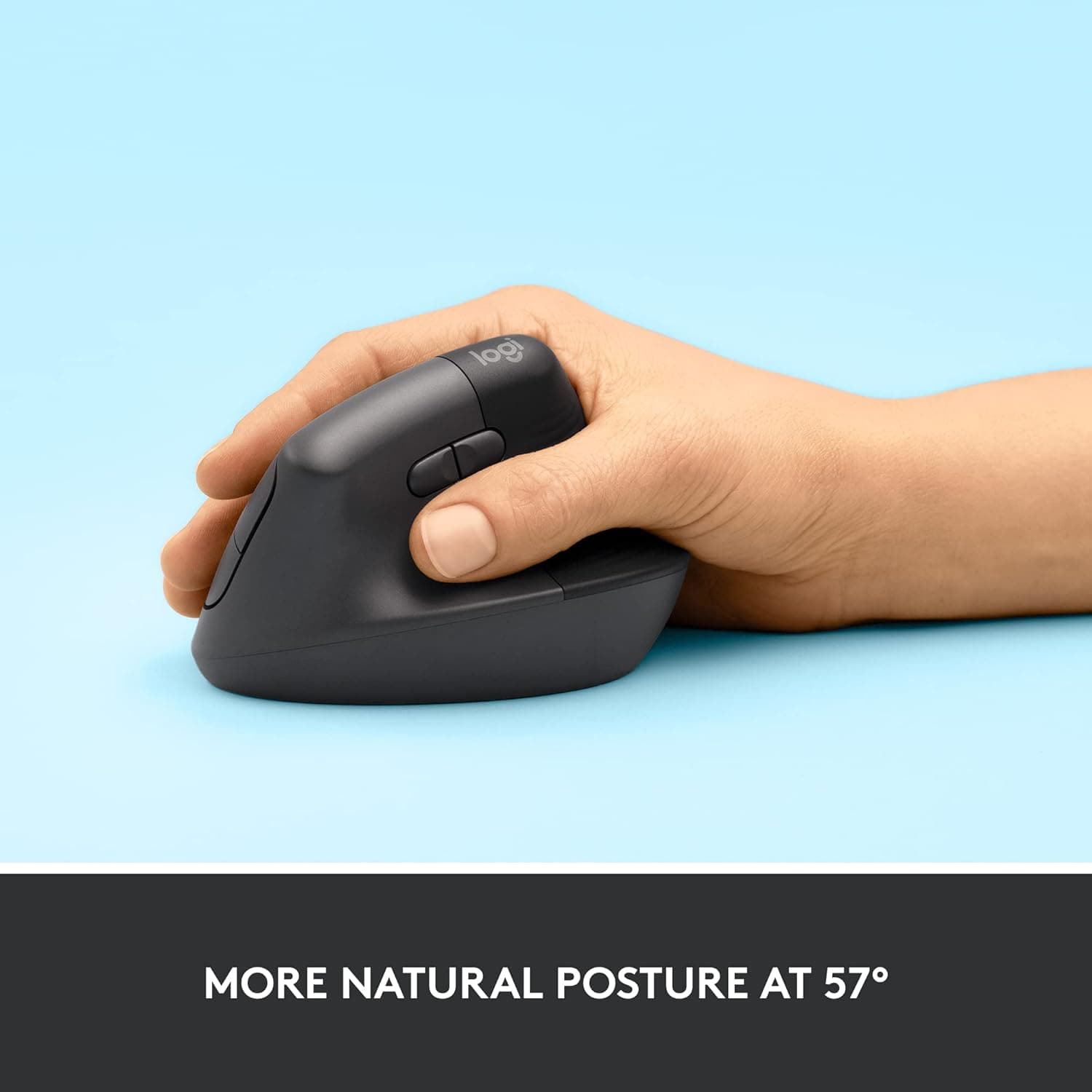 Buy Logitech,Logitech Lift Vertical Ergonomic Mouse, Wireless, Bluetooth or Logi Bolt USB receiver, Quiet clicks, 4 buttons, compatible with Windows/macOS/iPadOS, Laptop, PC - Graphite - Gadcet UK | UK | London | Scotland | Wales| Near Me | Cheap | Pay In 3 | Gaming mouse