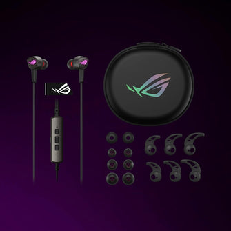Buy ASUS,ASUS ROG Cetra II in-Ear Gaming Headphones | Earbuds, Microphone, ANC, USB-C, Aura Sync RGB Lighting, Bundled Travel Case, Silicon Tips, Compatible with Laptop, Switch, ROG Phone and Smart Devices - Gadcet UK | UK | London | Scotland | Wales| Ireland | Near Me | Cheap | Pay In 3 | Headphones & Headsets