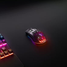 Buy SteelSeries,SteelSeries Aerox 3 Wireless RGB Gaming Mouse, 18K DPI TrueMove Air Sensor, Ultra-Lightweight, Water-Resistant, 2.4GHz/Bluetooth Wireless, Onyx Black - Gadcet UK | UK | London | Scotland | Wales| Near Me | Cheap | Pay In 3 | Mice & Trackballs
