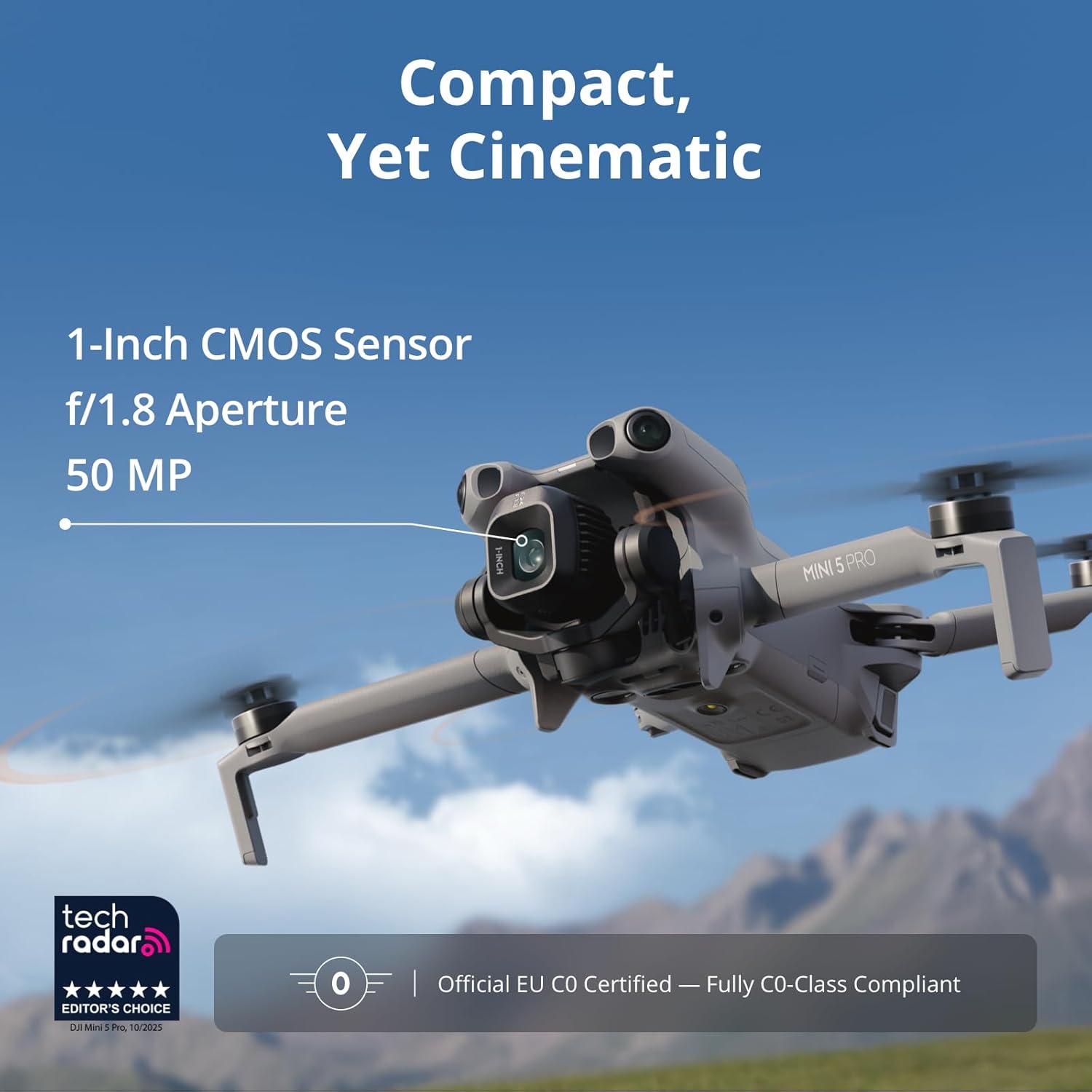 Buy Ecat Tech Ltd,DJI Mini 5 Pro | 4K 1-Inch CMOS Camera Drone with Omnidirectional Sensing | C0 Certified - Gadcet UK | UK | London | Scotland | Wales| Near Me | Cheap | Pay In 3 | Drone Video Cameras