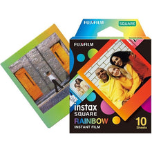 Buy instax,Fujifilm instax SQUARE Instant Film – Rainbow Border, 10 Shot Pack - Gadcet UK | UK | London | Scotland | Wales| Near Me | Cheap | Pay In 3 | Instant Film Cameras