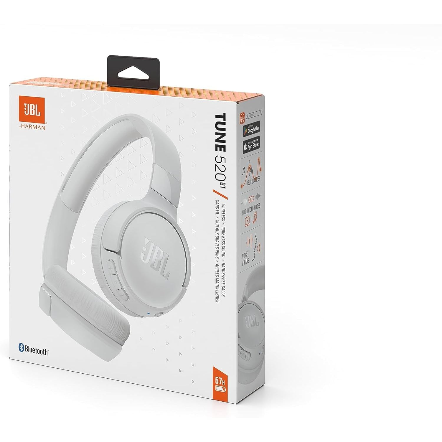 Buy JBL,JBL Tune 520BT Wireless On-Ear Headphones – Pure Bass, Bluetooth 5.3, 57H Battery, White - Gadcet UK | UK | London | Scotland | Wales| Near Me | Cheap | Pay In 3 | On-Ear Headphones