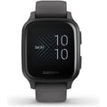Garmin Venu Sq GPS Smartwatch with All-day Health Monitoring and Fitness Features, Built-in Sports Apps and More, Shadow Grey with Slate Bezel - 1