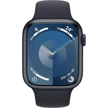 Apple Watch Series 9 GPS, 45mm Smartwatch - Midnight Aluminium Case with Midnight Sport Band (S/M) - 2