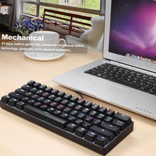 Buy Docooler,Docooler Motospeed CK61 USB Wired Mechanical RGB Gaming Keyboard - Gadcet.com | UK | London | Scotland | Wales| Ireland | Near Me | Cheap | Pay In 3 | Keyboards