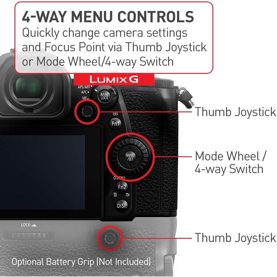 Panasonic Lumix DC-G9 Mirrorless Camera Body