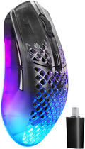 SteelSeries Aerox 3 Wireless Gen 2 Shadow Gaming Mouse – 68g, 4K Wireless Polling, 26K DPI TrueMove Sensor, 200-Hour Battery & RGB
