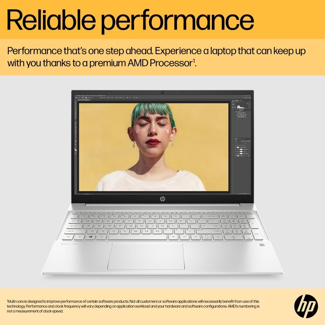 Buy HP,HP Pavilion 15.6" Laptop, AMD Ryzen 7 7730H, 16GB RAM, 512GB SSD, Radeon Graphics, FHD Display, Win 11, B&O Audio, Natural Silver (15-eh3000sa) - Gadcet UK | UK | London | Scotland | Wales| Near Me | Cheap | Pay In 3 | Laptops