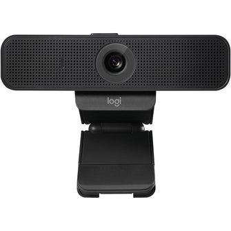Logitech C925-E Business Webcam – 1080p HD, Autofocus, Light Correction, Privacy Shade, Black