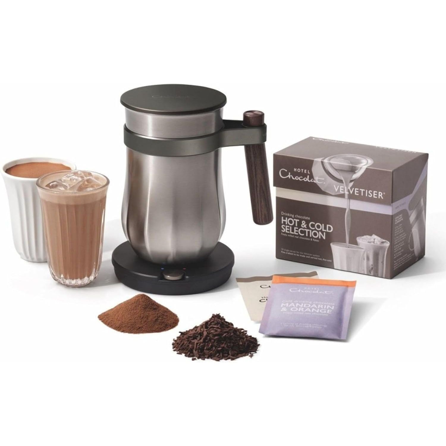 Hotel Chocolat Velvetiser グレー Amazon.co.jp: Hotel Chocolat Chocolate Drink Maker 