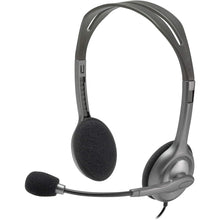 Buy Logitech,Logitech H110 Wired Stereo Headset – Noise-Cancelling Mic, 3.5mm Dual Jack, Black - Gadcet UK | UK | London | Scotland | Wales| Near Me | Cheap | Pay In 3 | Headphones & Headsets