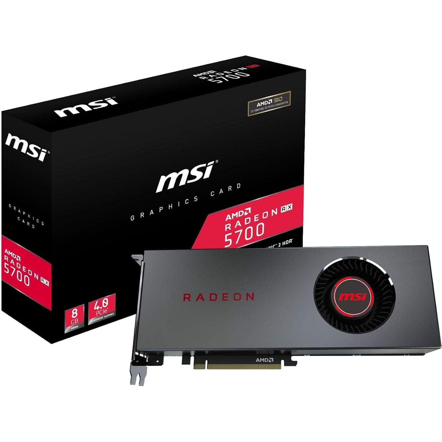 Buy MSI,MSI RADEON RX 5700 8G Graphics Card '8GB GDDR6, 1725Hz, AMD NAVI 10 XL GPU, 3x DisplayPort, HDMI, Single Fan Cooling System - Gadcet UK | UK | London | Scotland | Wales| Ireland | Near Me | Cheap | Pay In 3 | Hard Drive Accessories