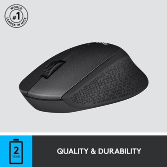 Buy Alann Trading Limited,Logitech M330 Silent Plus Wireless Mouse – Enjoy Same Click Feel with 90% Less Click Noise, 2 Year Battery Life, Ergonomic Right-Hand Shape for Computers and Laptops, USB Unifying Receiver, Black - Gadcet UK | UK | London | Scotland | Wales| Near Me | Cheap | Pay In 3 | Mice & Trackballs