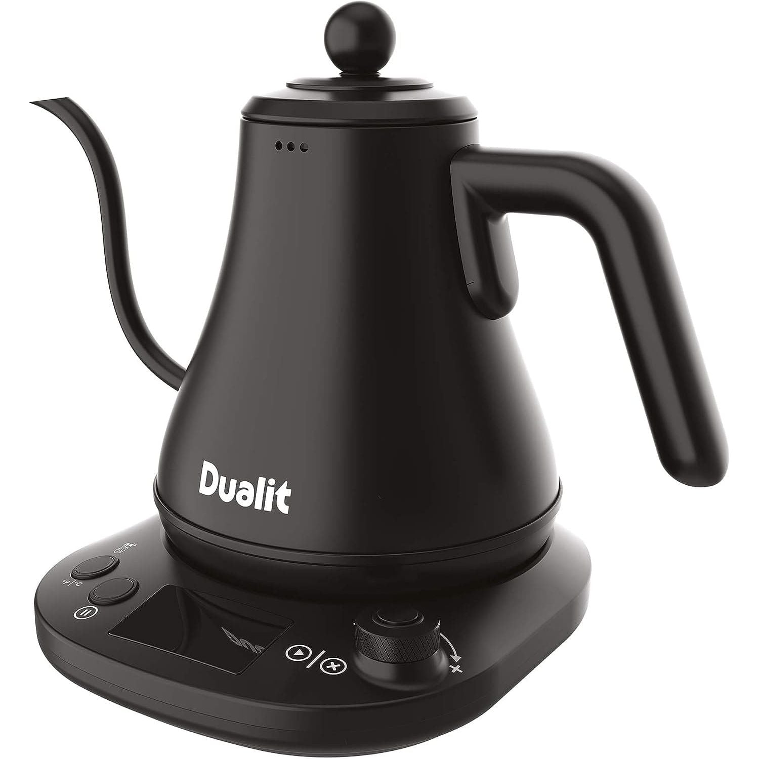 Buy DUALIT,Dualit Pour Over Fast Boil Electric Kettle - Matt Black -Gooseneck Precision Spout - Digital Display Screen - Highly Energy Efficient 800ml Capacity - 72960 - Gadcet UK | UK | London | Scotland | Wales| Ireland | Near Me | Cheap | Pay In 3 | Electric Kettles
