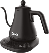 Buy DUALIT,Dualit Pour Over Fast Boil Electric Kettle - Matt Black -Gooseneck Precision Spout - Digital Display Screen - Highly Energy Efficient 800ml Capacity - 72960 - Gadcet UK | UK | London | Scotland | Wales| Ireland | Near Me | Cheap | Pay In 3 | Electric Kettles