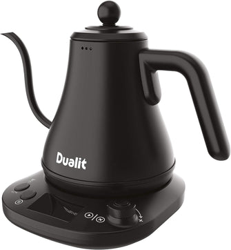 Buy DUALIT,Dualit Pour Over Fast Boil Electric Kettle - Matt Black -Gooseneck Precision Spout - Digital Display Screen - Highly Energy Efficient 800ml Capacity - 72960 - Gadcet UK | UK | London | Scotland | Wales| Ireland | Near Me | Cheap | Pay In 3 | Electric Kettles