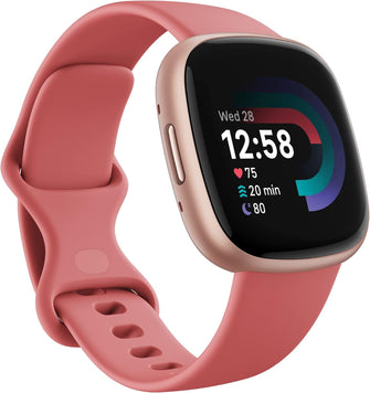 Buy Fitbit,Fitbit Versa 4 Smart Watch - Pink Sand / Copper Rose - Gadcet UK | UK | London | Scotland | Wales| Near Me | Cheap | Pay In 3 | Smartwatch