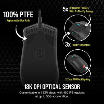 CORSAIR SABRE RGB PRO CHAMPION SERIES Optical Gaming Mouse
