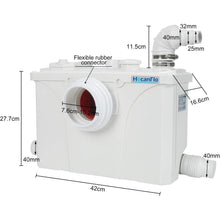 Buy HOCANFLO,Hocanflo 700W Sewerage Pump Macerator Toilet Waste Water Pump For Toilet Sink - Gadcet UK | UK | London | Scotland | Wales| Ireland | Near Me | Cheap | Pay In 3 | Bathroom Accessories