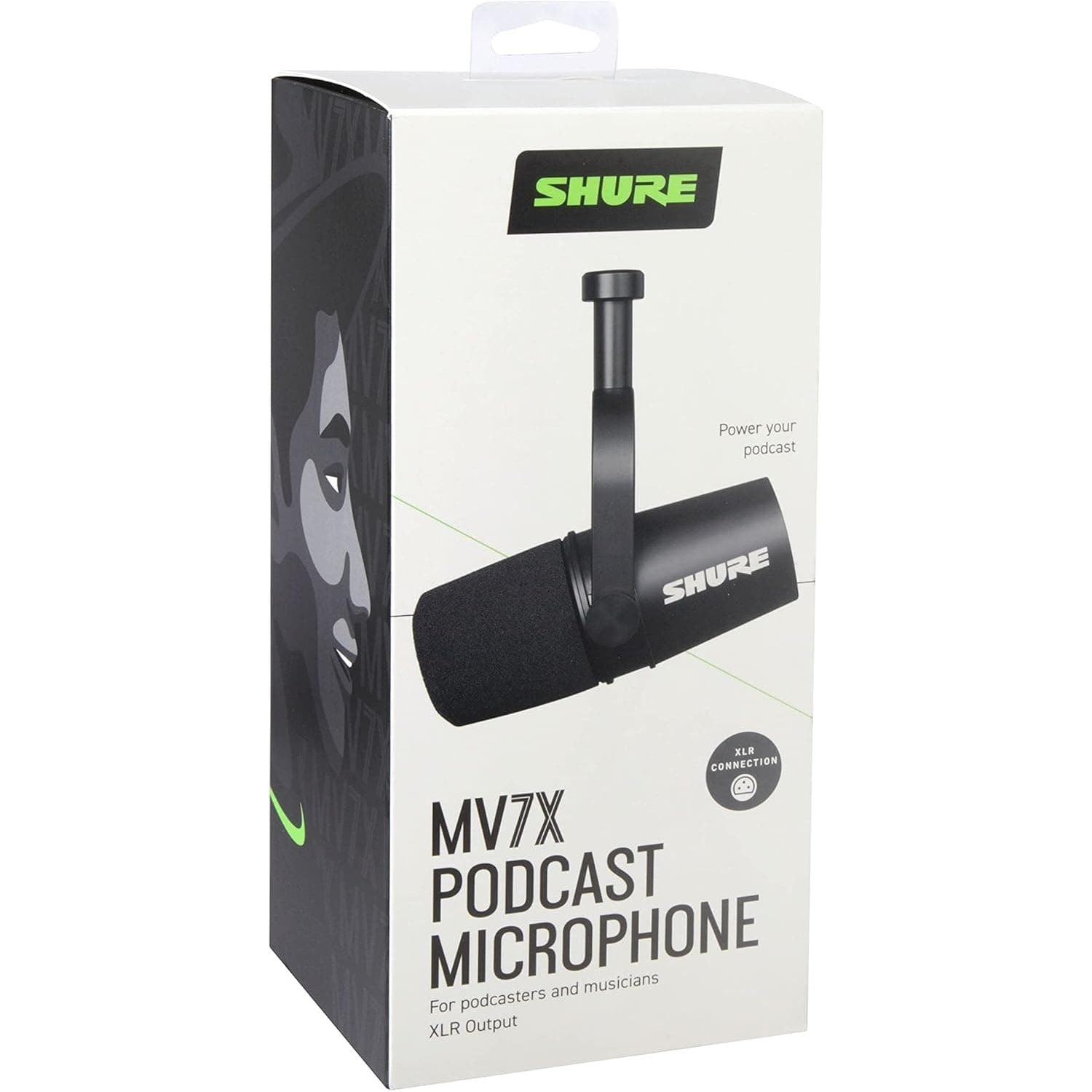 Buy Shure,Shure MV7X XLR Podcast Microphone - Pro Quality Dynamic Mic for Podcasting & Vocal Recording, Voice-Isolating Technology, All Metal Construction, Mic Stand Compatible, Optimized Frequency - Black - Gadcet UK | UK | London | Scotland | Wales| Near Me | Cheap | Pay In 3 | Microphones
