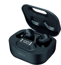 MIXX StreamBuds Dots True Wireless Earbuds Black – Bluetooth 5.1 In-Ear Headphones, Wireless Charging Case, 3 EQ Modes, Up to 28 Hours Playtime